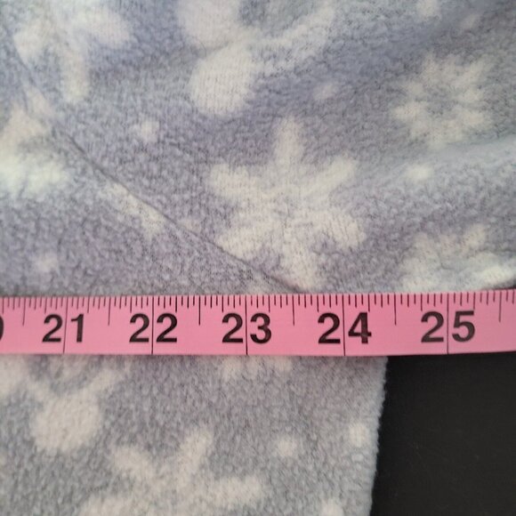 Vintage Disney 2pc Pajama Set Women's Small Gray Mickey Minnie Snowflake - Picture 9 of 10